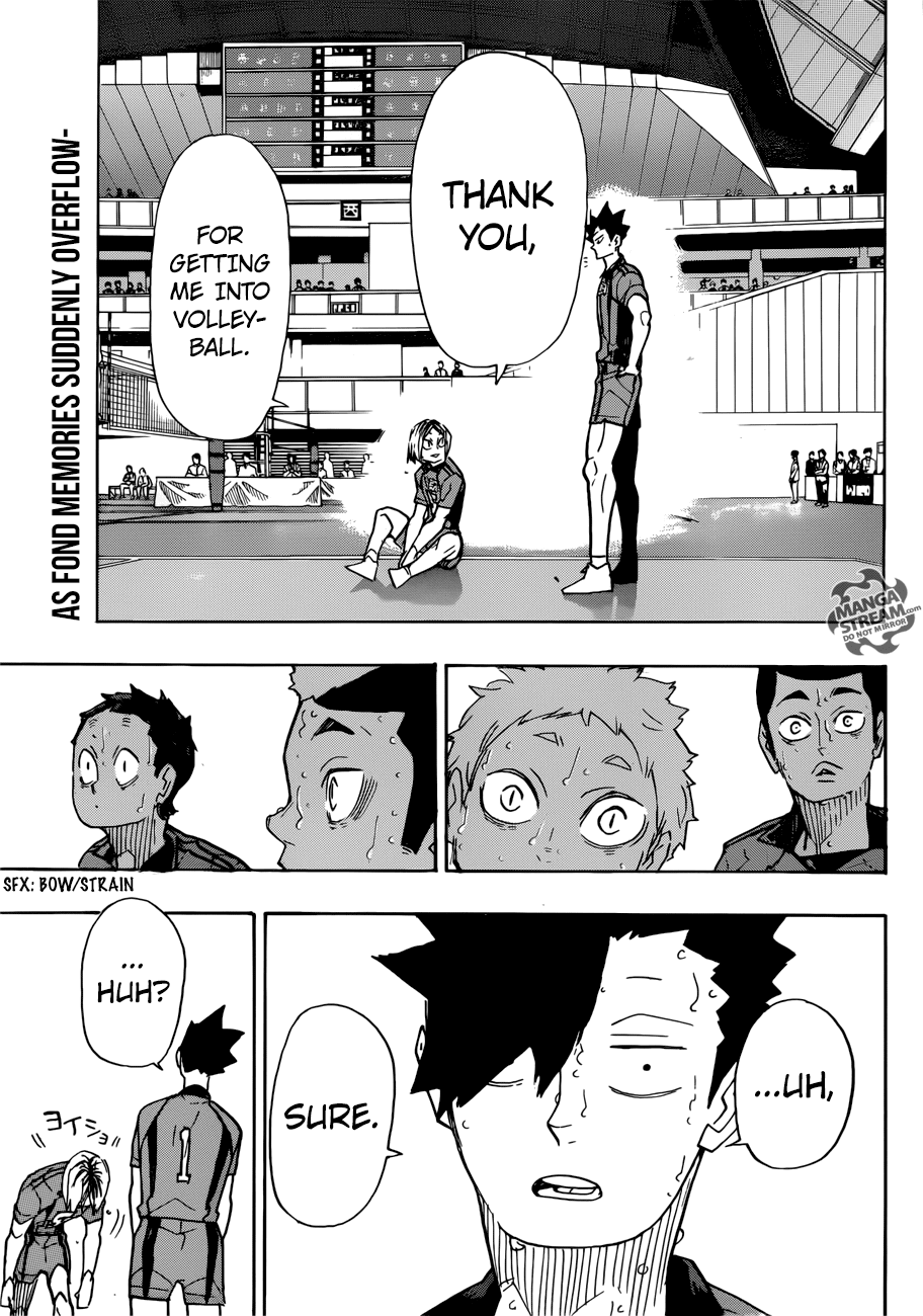 Haikyuu!!, Chapter 325 image 03